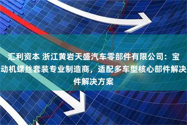 汇利资本 浙江黄岩天盛汽车零部件有限公司：宝马发动机螺丝套装专业制造商，适配多车型核心部件解决方案