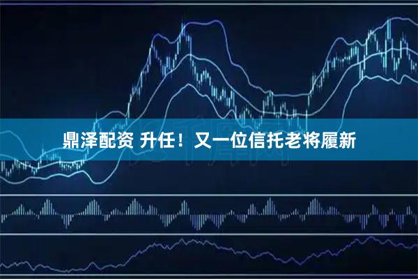 鼎泽配资 升任！又一位信托老将履新