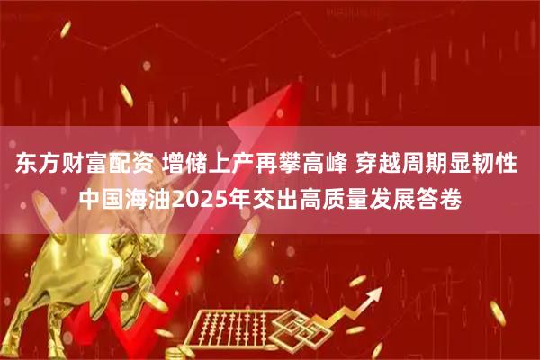 东方财富配资 增储上产再攀高峰 穿越周期显韧性 中国海油2025年交出高质量发展答卷