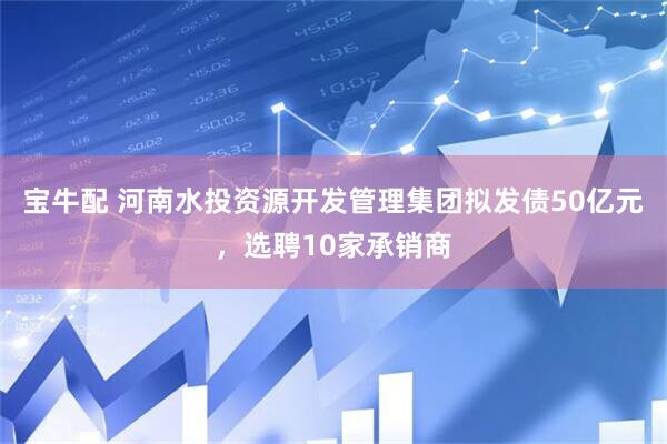 宝牛配 河南水投资源开发管理集团拟发债50亿元，选聘10家承销商